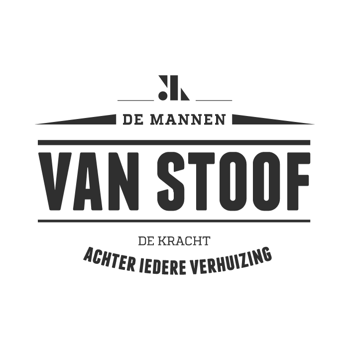 Logo De mannen van Stoof op wit