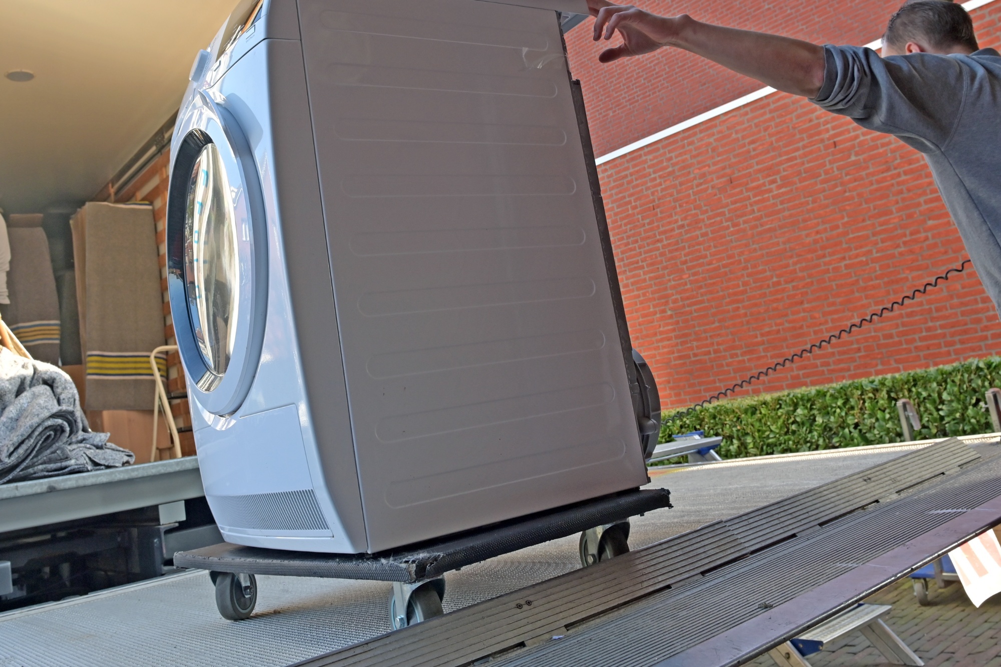 Wasmachine verhuizen